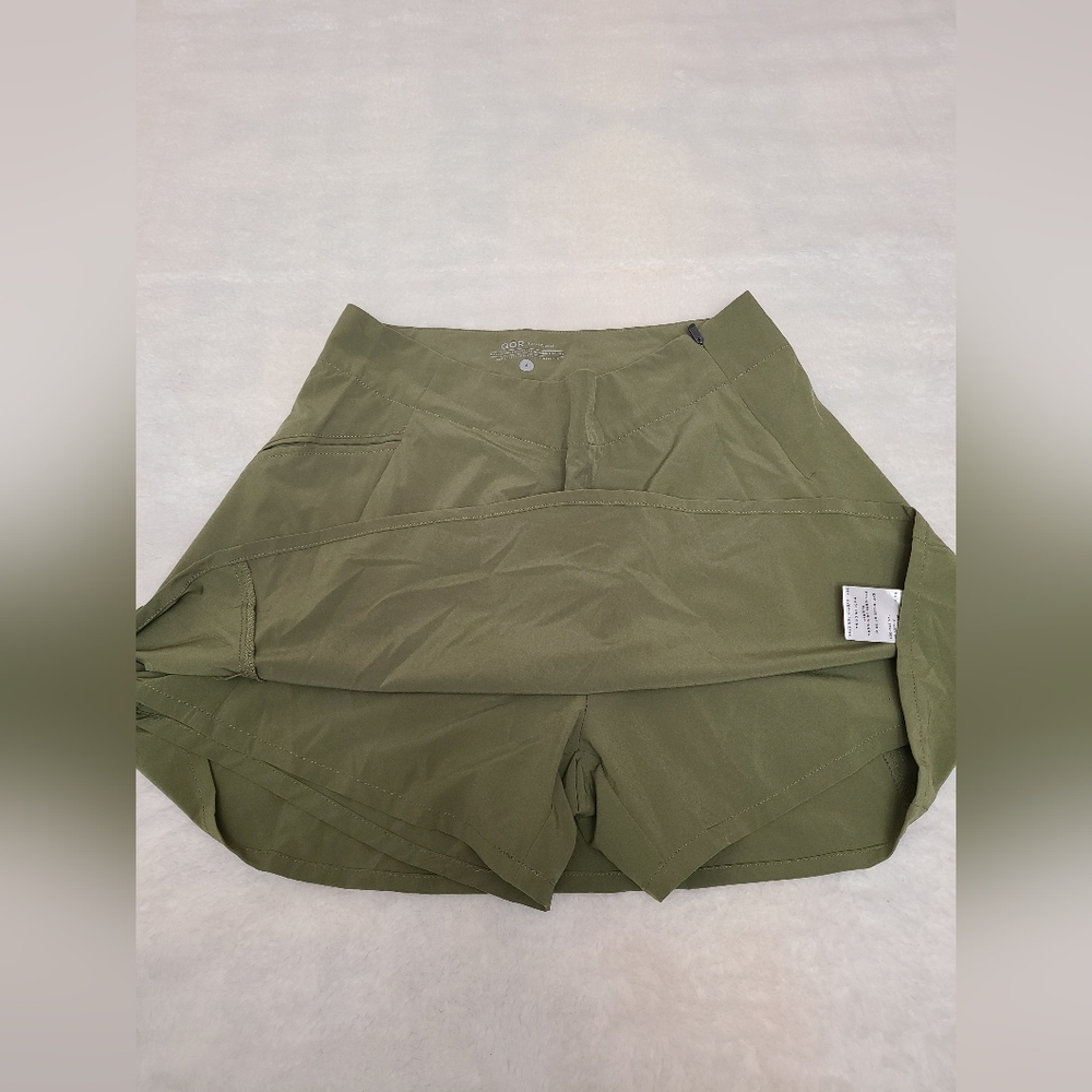 QOR Women's Hunter Green Skort Women's Size 6 - Picture 6 of 8